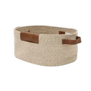 Woven Storage Basket - Khaki